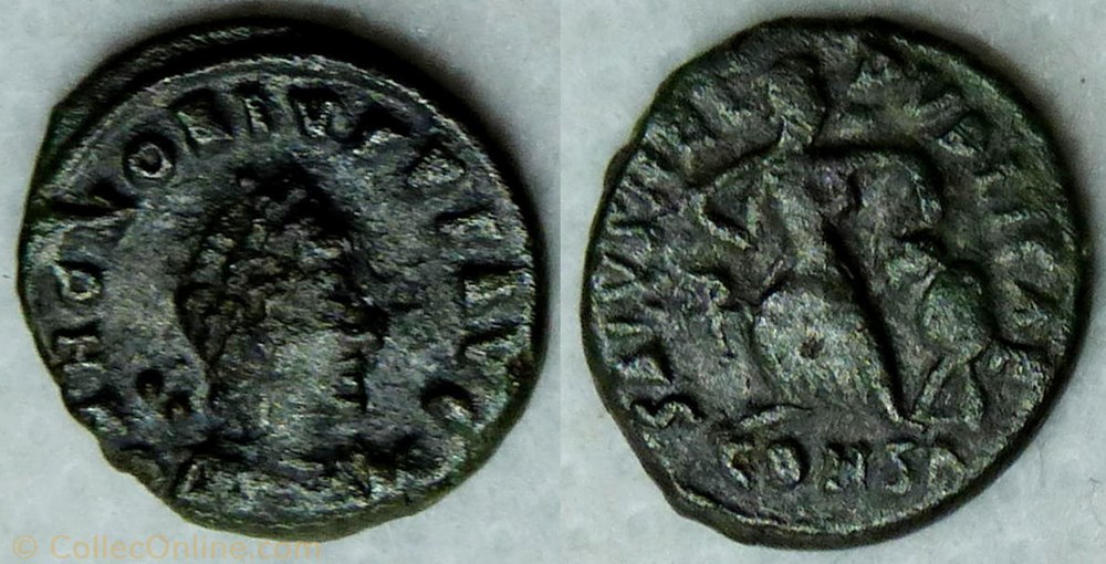 RIC.90c1 Honorius (AE4, Salvs Reipvblicae) monnaie antique av jc ap romaine ric 90c1 honorius ae4 salvs reipvblicae