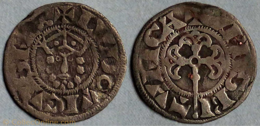 monnaie france a royale louis vii denier bourges