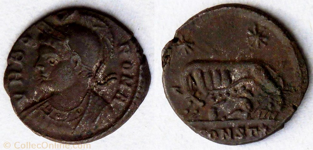 RIC.351 Rome (AE3, Arles, SCONST*) monnaie antique av jc ap romaine ric 351 rome ae3 arles sconst