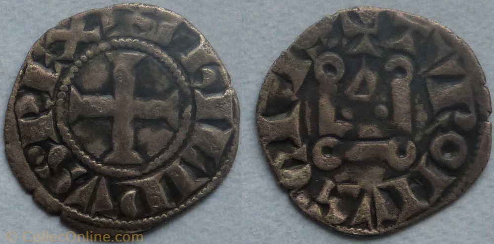 Philippe III (denier tournois) monnaie france a royale philippe iii denier tournois