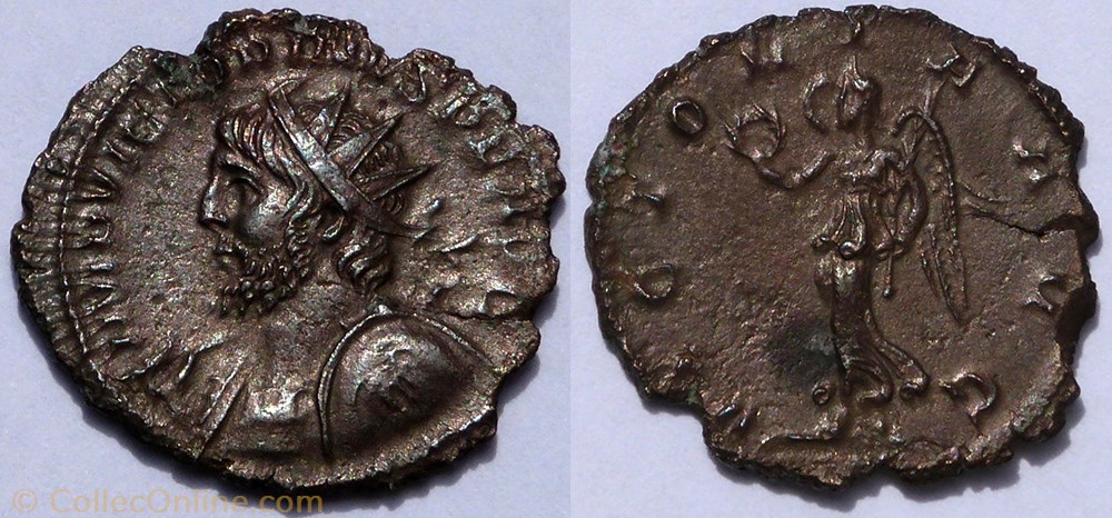 RIC.abs Victorin (antoninien, Victoria Avg) monnaie antique jc ap romaine ric abs victorin antoninien victoria avg