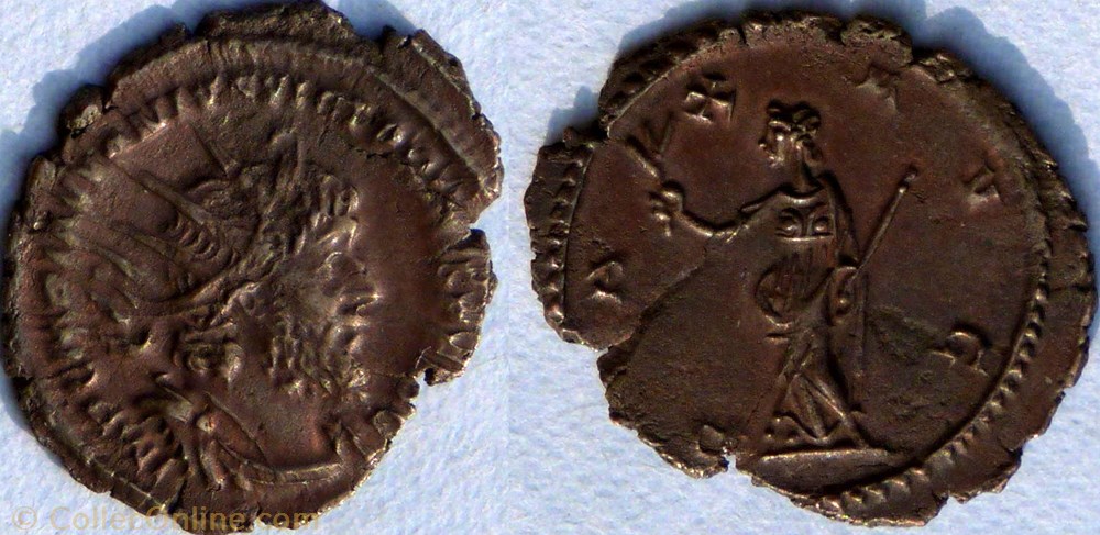 RIC.116 Victorin (antoninien, Pax Avg) monnaie antique jc ap romaine ric 116 victorin antoninien pax avg