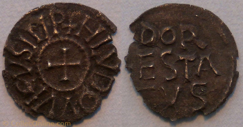 monnaie france carolingienne louis le pieux denier dorstadt