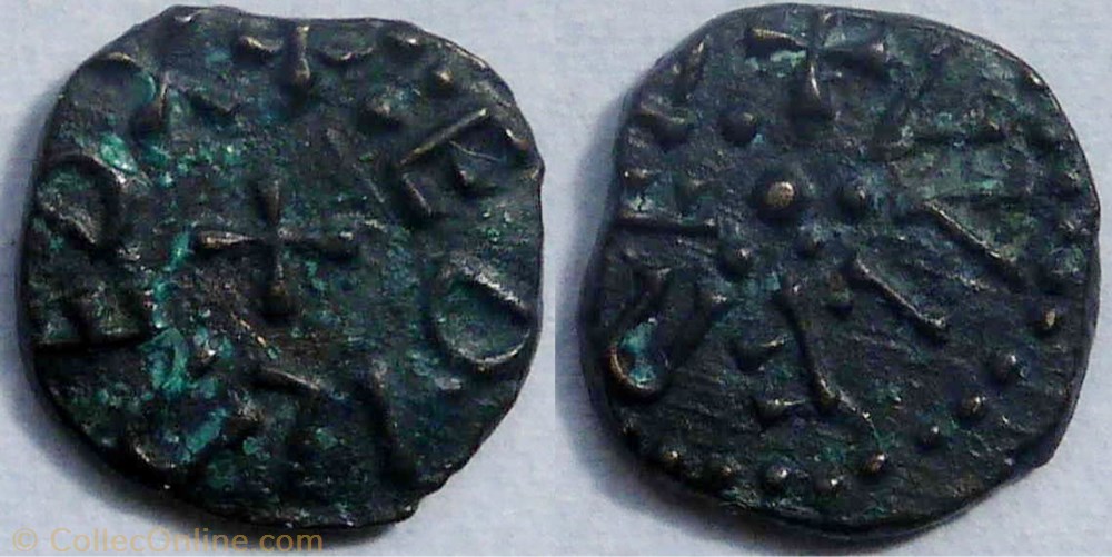Aethelred II (styca, monétaire Wulfred) monnaie monde royaume uni aethelred ii styca monetaire wulfred