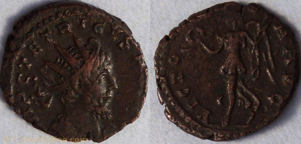 RIC.141 Tetricus I (antoninien, Victoria Avg) monnaie antique jc ap romaine ric 141 tetricus i antoninien victoria avg
