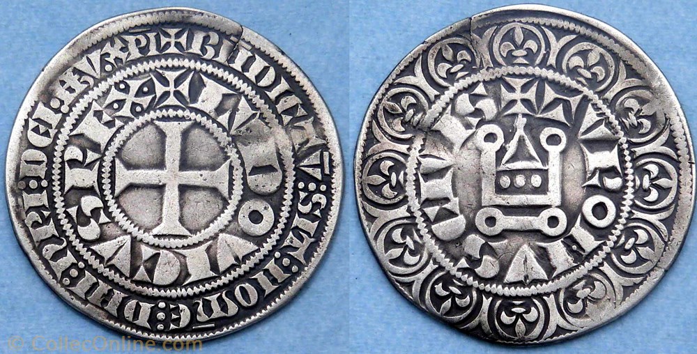 Louis IX (gros tournois) monnaie france a royale louis ix gros tournois