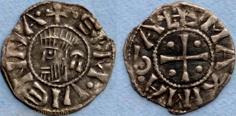 Archevêché de Vienne, anonyme (denier, Vienne) monnaie france feodale archeveche de vienne anonyme denier vienne