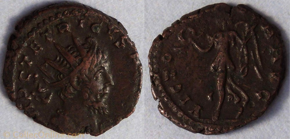 monnaie antique jc ap romaine ric 141 tetricus i antoninien victoria avg
