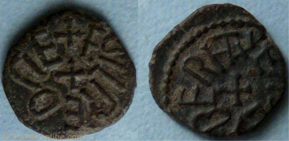 Aethelred II (styca, monétaire Wendelberht) monnaie monde royaume uni aethelred ii styca monetaire wendelberht