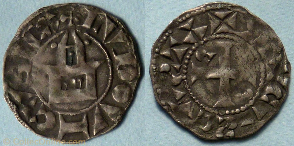 Louis VI (denier, Dreux) monnaie france a royale louis vi denier dreux