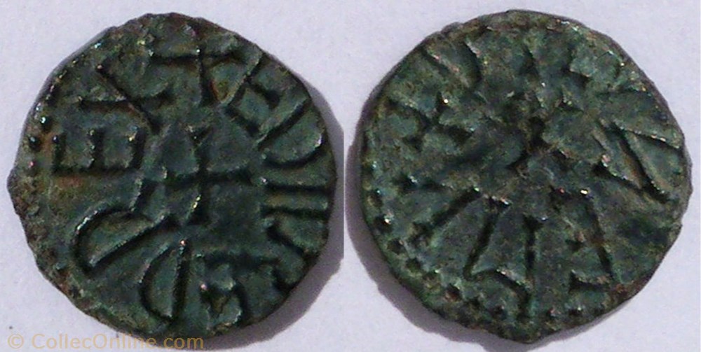Aethelred II (styca, monétaire Cynemund) monnaie monde royaume uni aethelred ii styca monetaire cynemund