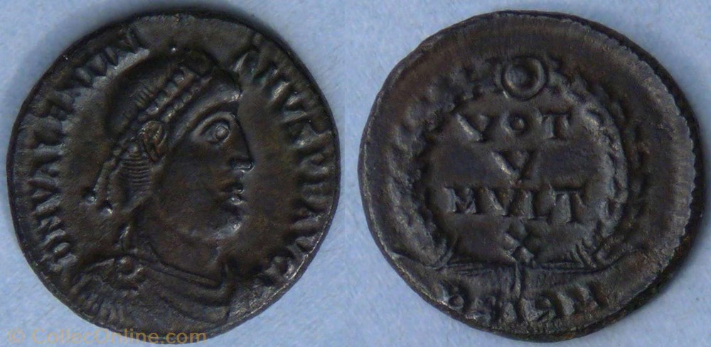 RIC.8.2 Valentinien I (AE3, Vot V Mvlt X) monnaie antique av jc ap romaine ric 8 2 valentinien i ae3 vot v mvlt x