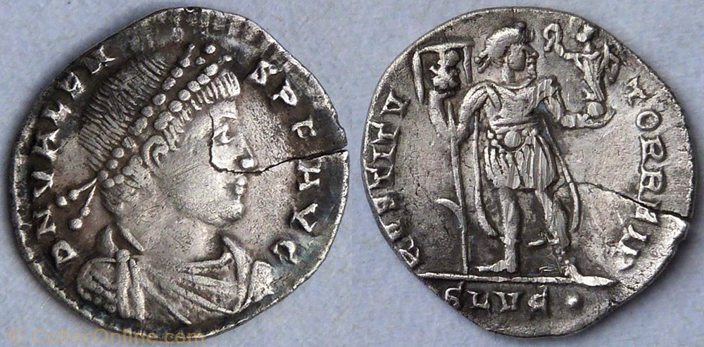 RIC.6f4 Valens (silique, Restitvtor Reip) monnaie antique av jc ap romaine ric 6f4 valens silique restitvtor reip