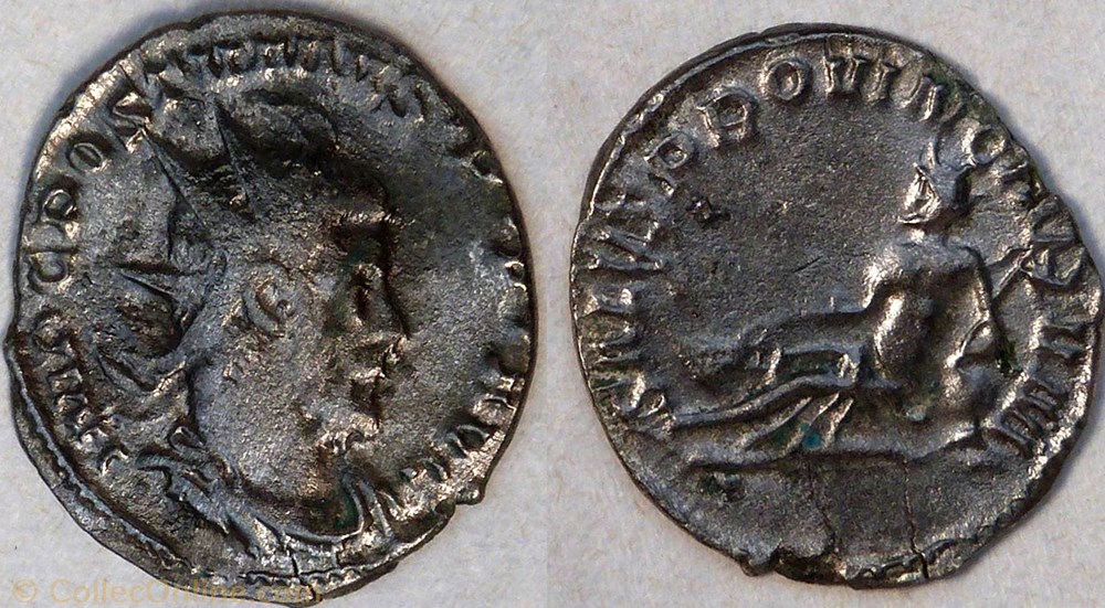 RIC.87 Postume (antoninien, Salvs Provinciarvm) monnaie antique av jc ap romaine ric 87 postume antoninien salvs provinciarvm