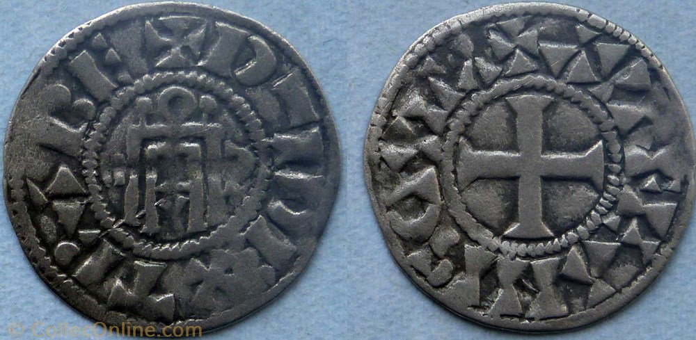 monnaie feodale hugues de france denier orleans