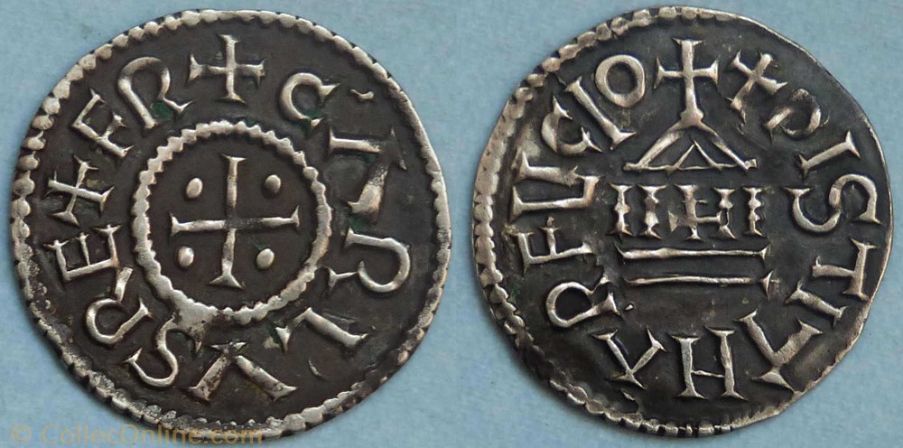 Charles le Chauve (denier, Orléans) monnaie france carolingienne charles le chauve denier orleans