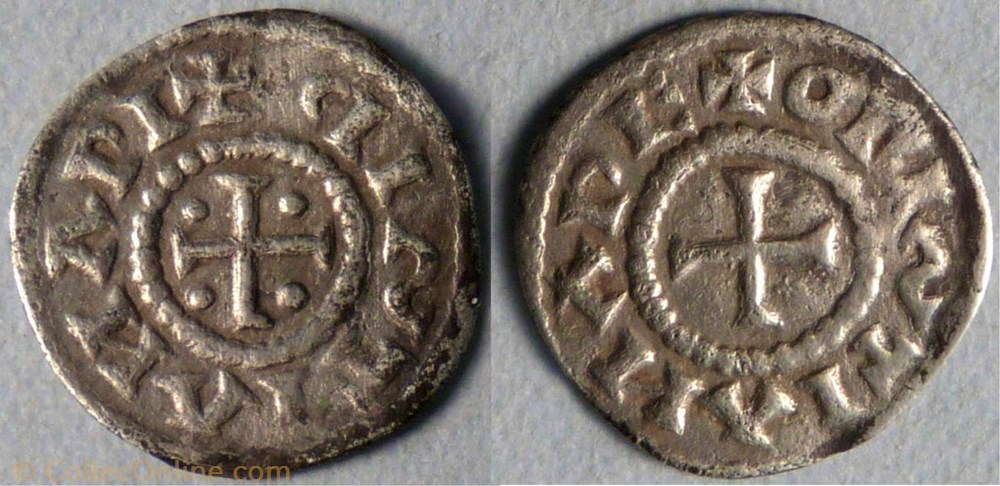 Louis le Pieux (obole, atelier inconnu, sud-est de la France ?) monnaie carolingienne louis le pieux obole atelier inconnu sud est de la france