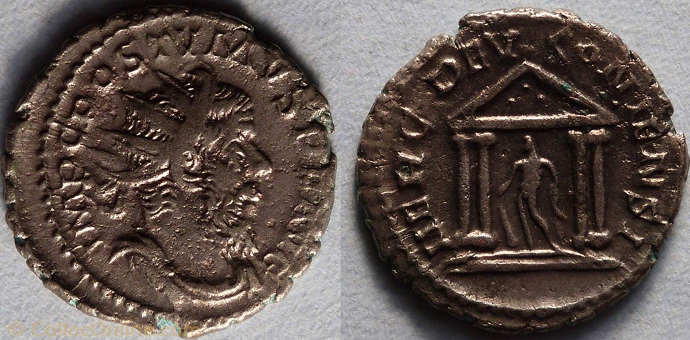 monnaie antique av jc ap romaine ric 66 postume antoninien herc devsoniensi