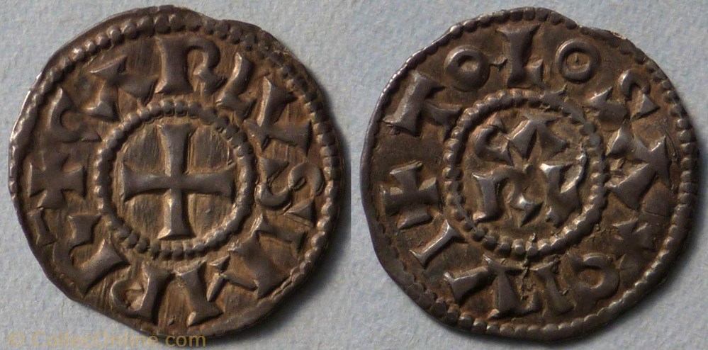 Charles le Gros (denier, Toulouse) monnaie france carolingienne charles le gros denier toulouse