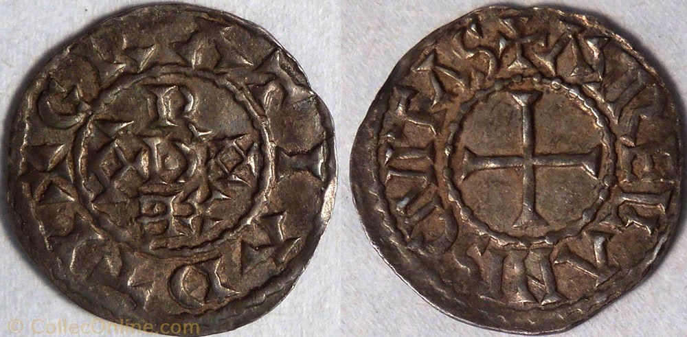 monnaie france carolingienne eudes denier orleans