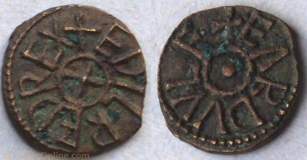 Aethelred II (styca, monétaire Eardwulf) monnaie monde royaume uni aethelred ii styca monetaire eardwulf
