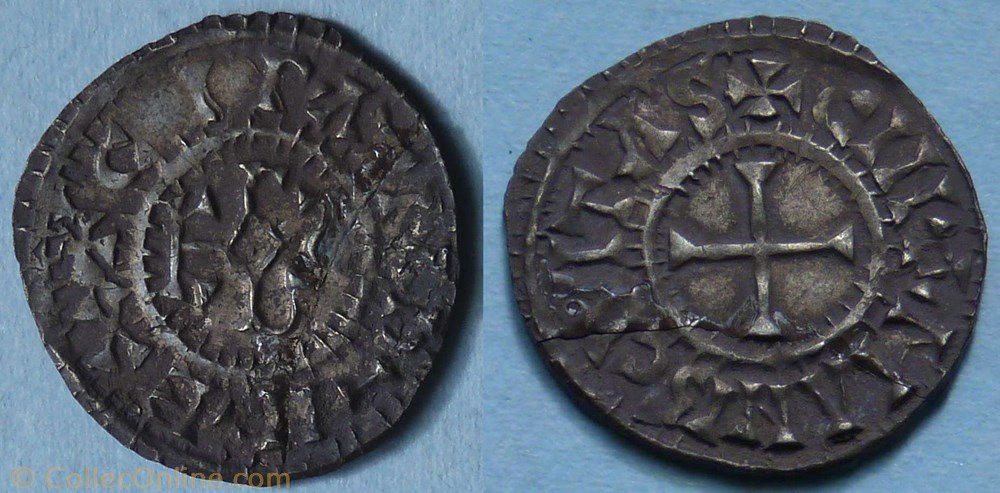 Charles le Chauve (denier, Le Mans) monnaie france carolingienne charles le chauve denier le mans