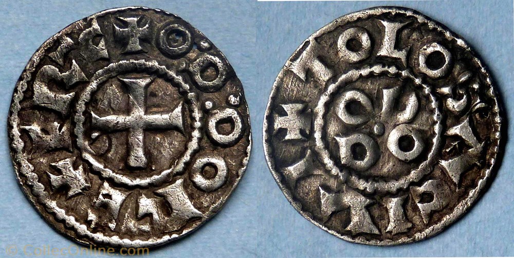 monnaie france a carolingienne eudes denier toulouse