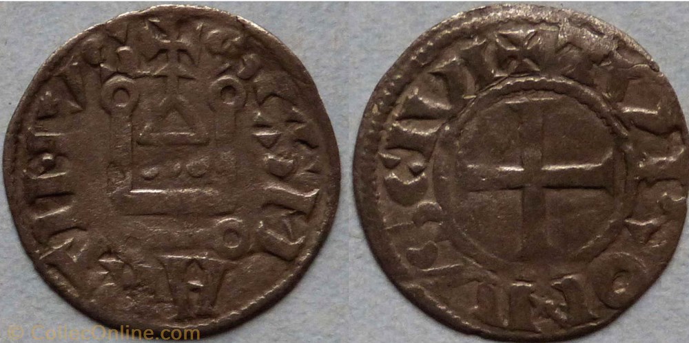 monnaie france feodale abbaye de saint martin de tours denier tours