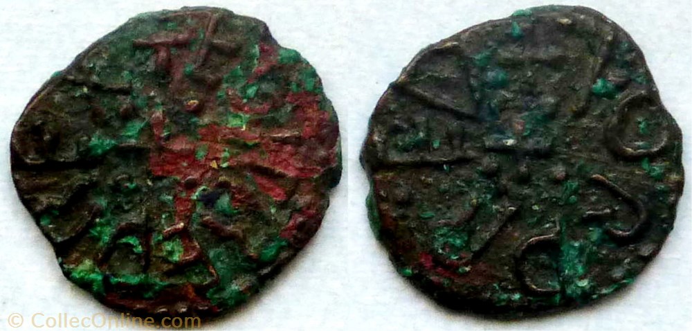 Aethelred II (styca, monétaire Forthred) monnaie monde royaume uni aethelred ii styca monetaire forthred