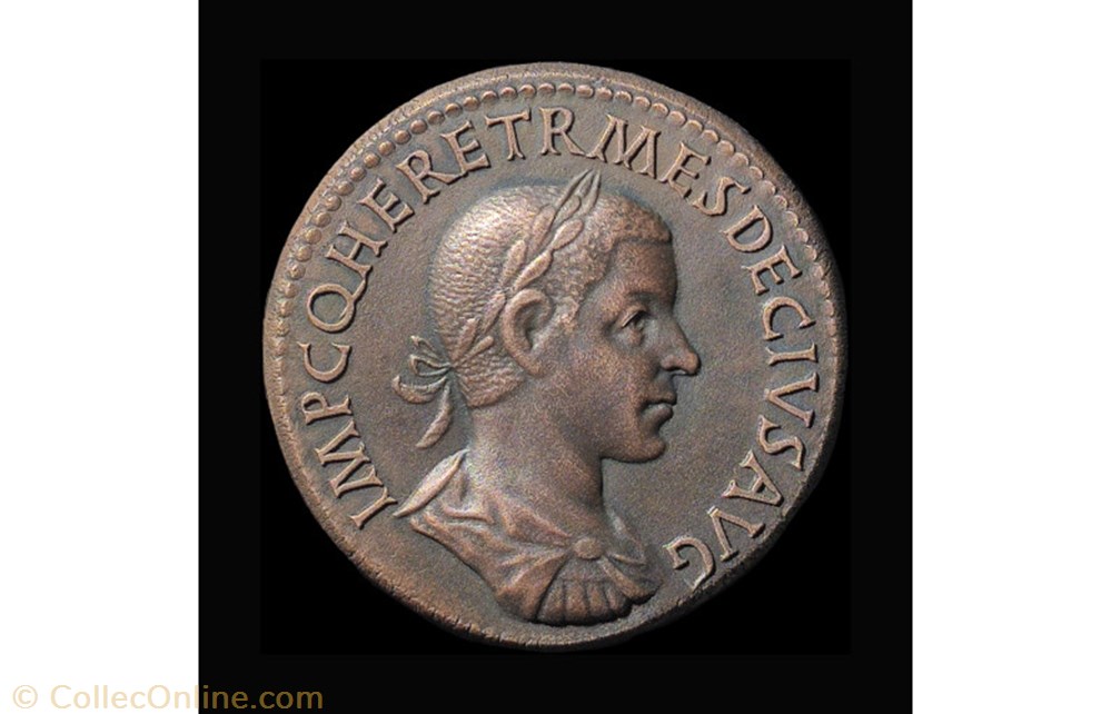 monnaie antique av jc ap romaine herennius etruscus padouan