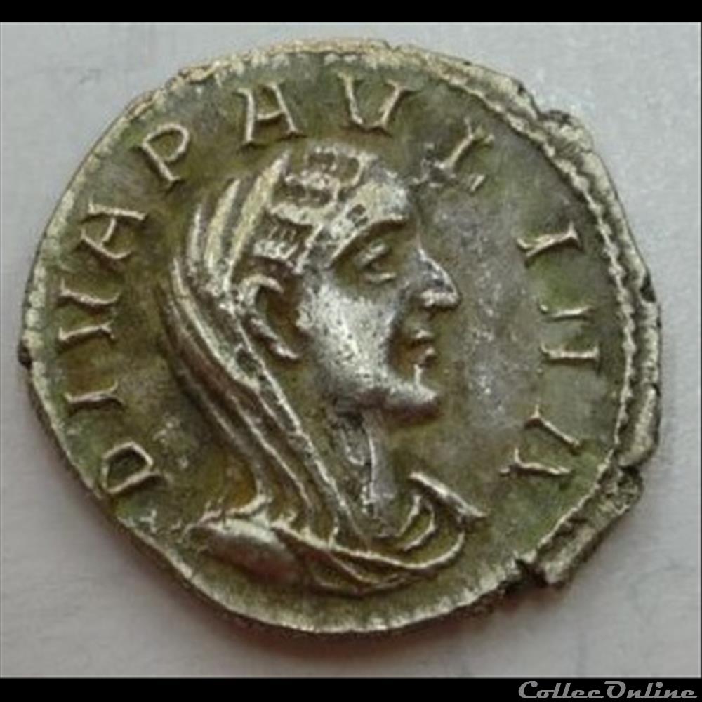 PAULINA - antoninien - CONSECRATIO monnaie antique romaine paulina antoninien consecratio