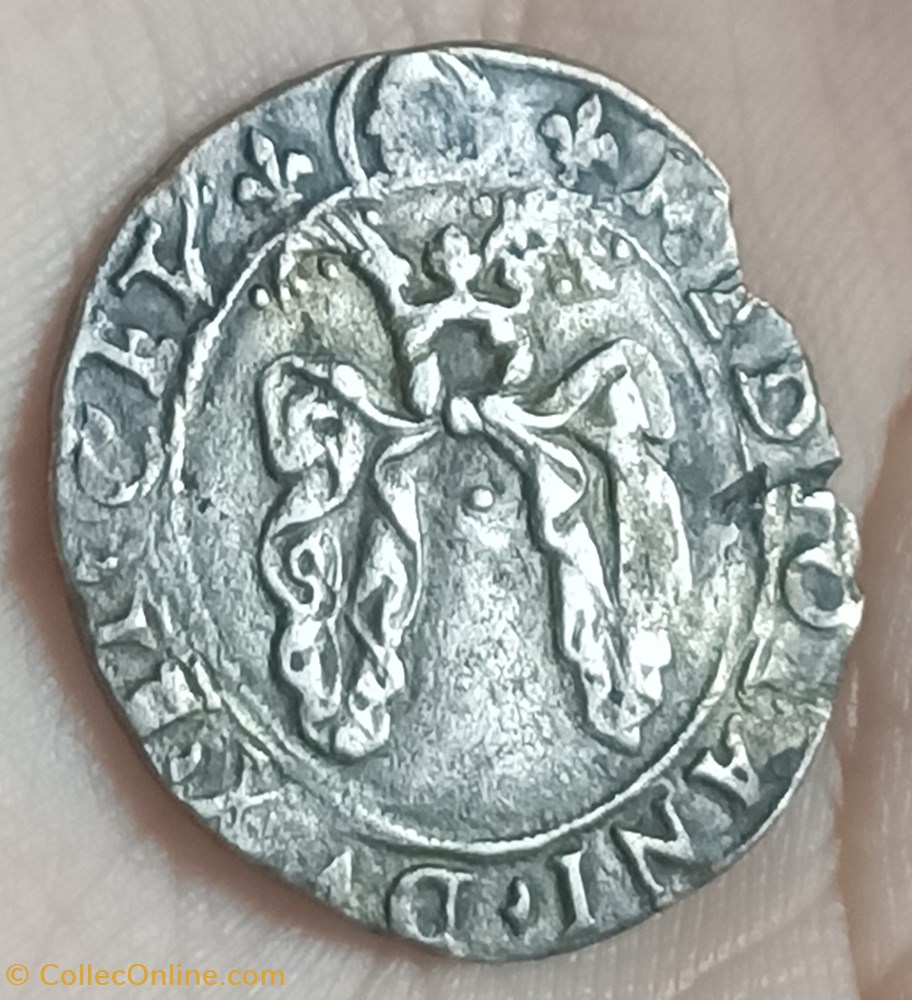 monnaies europe medievale france royales louis xii italie milan gros de 3 sous dit bessone 2e type