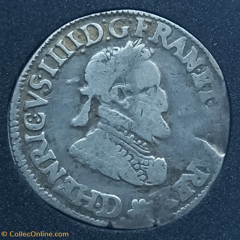 Henri IV, demi-franc type de Lyon 1603 monnaies europe medievale france royales henri iv demi franc type de lyon 1603