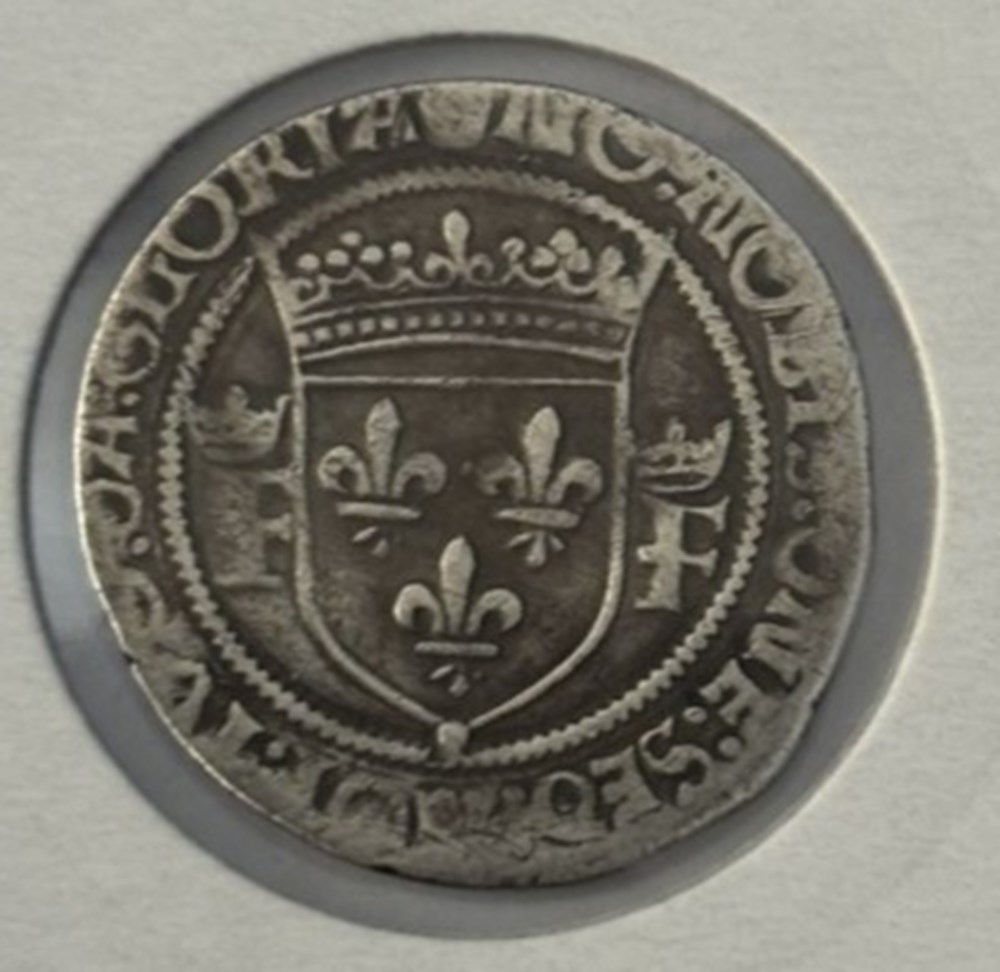 Teston de Troyes monnaies teston de troyes
