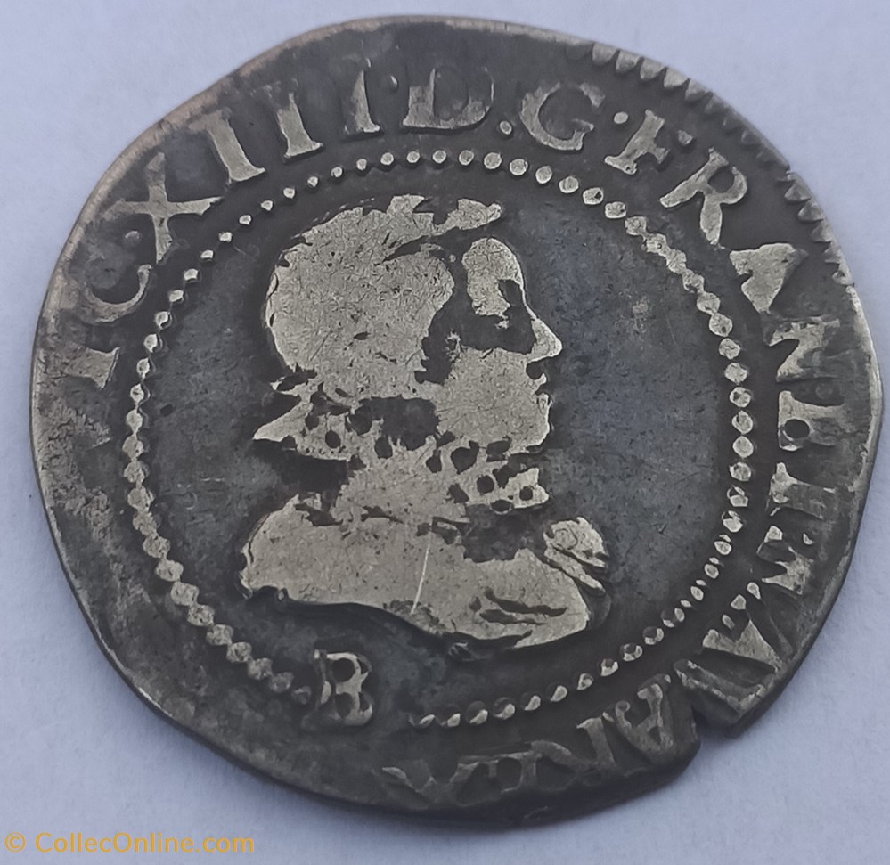 LOUIS XIII LE JUSTE Demi-franc au buste adolescent de Rouen 1615 Rouen monnaies france royales louis xiii le juste demi franc au buste adolescent de rouen 1615 rouen