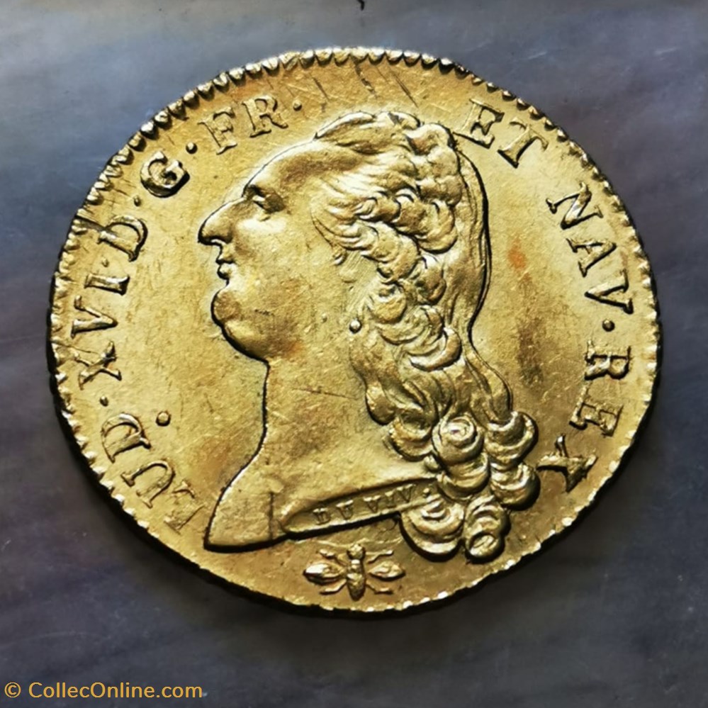 Double louis d'or - 1786 Lyon 2 monnaies europe medievale a france royales double louis or 1786 lyon