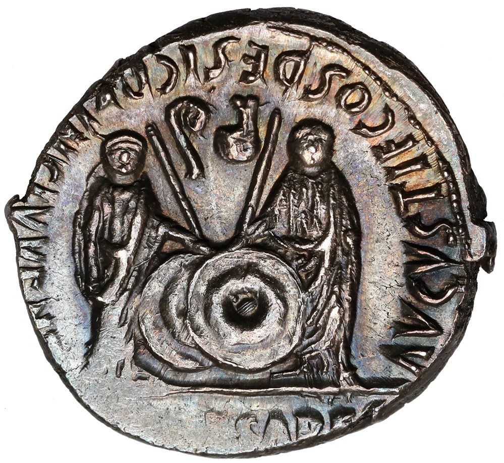 AUGUSTUS (27 BC-14 AD). Denarius. Lugdunum. coins augustus 27 bc 14 ad denarius lugdunum