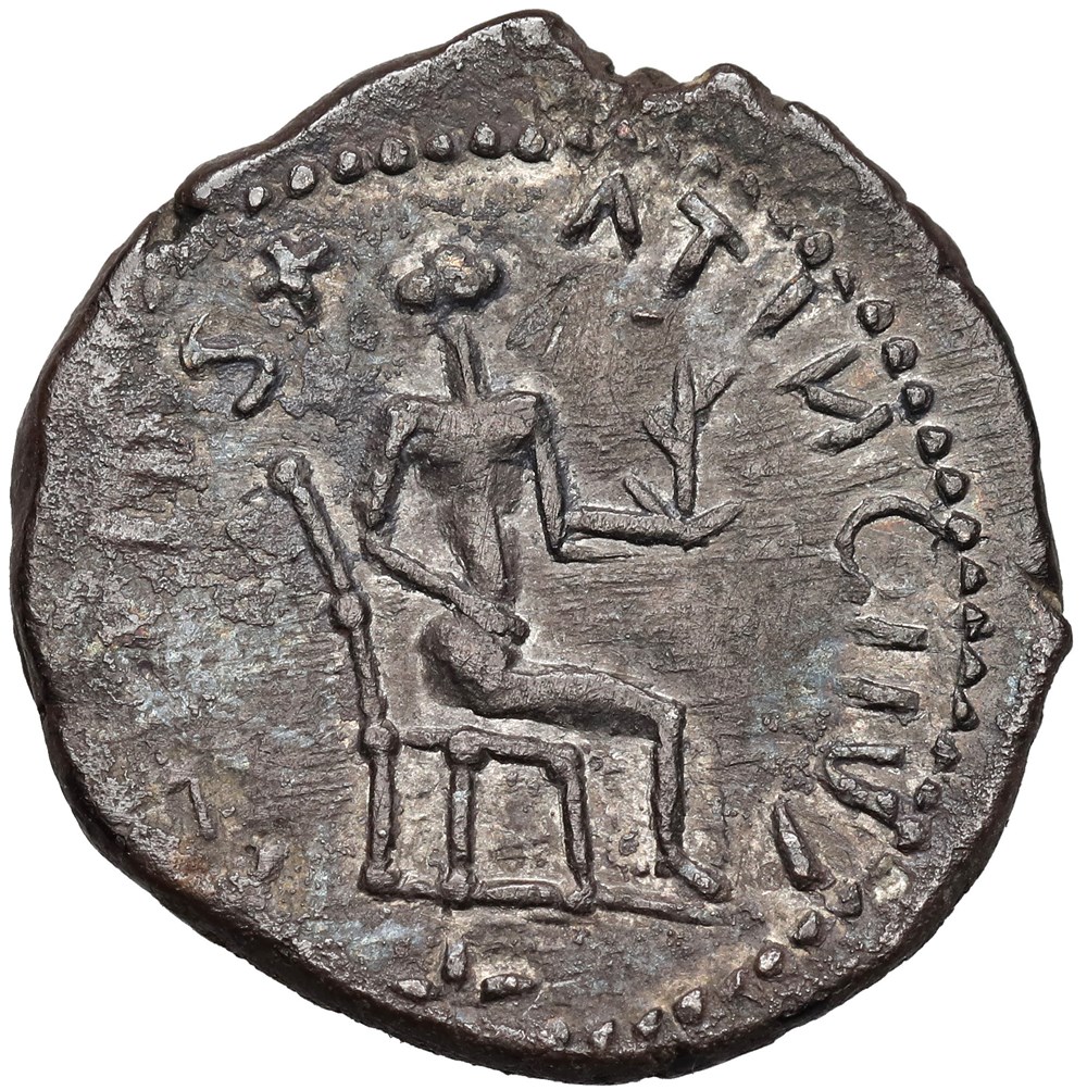 REGNUM BARBARICUM. Denarius. Contemporary imitation. coins regnum barbaricum denarius contemporary imitation