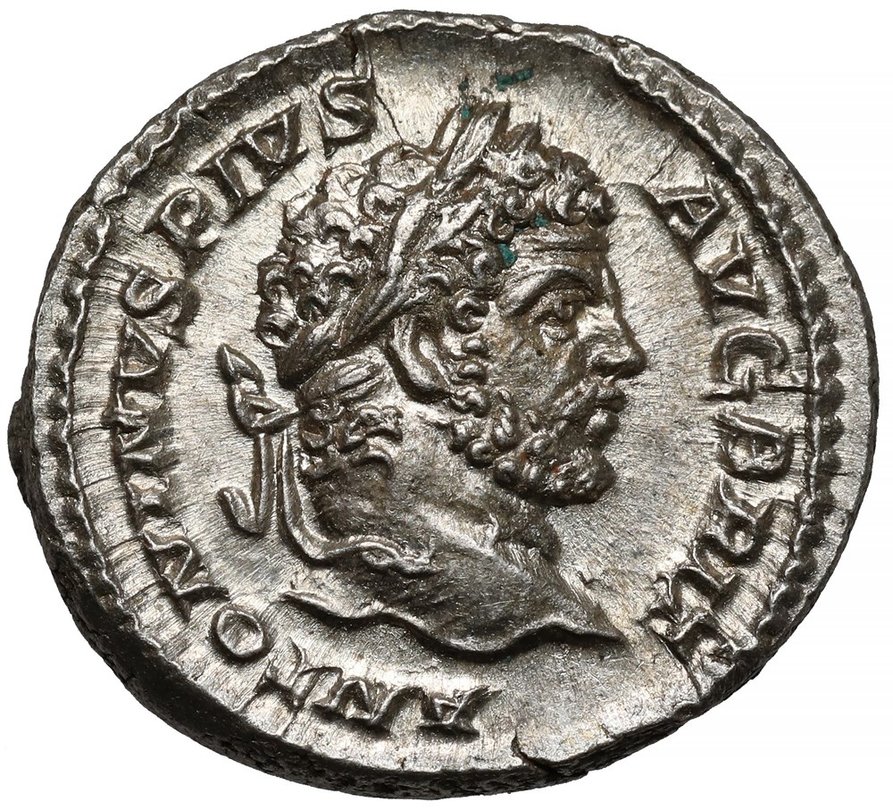 coins caracalla 198 217 denarius rome