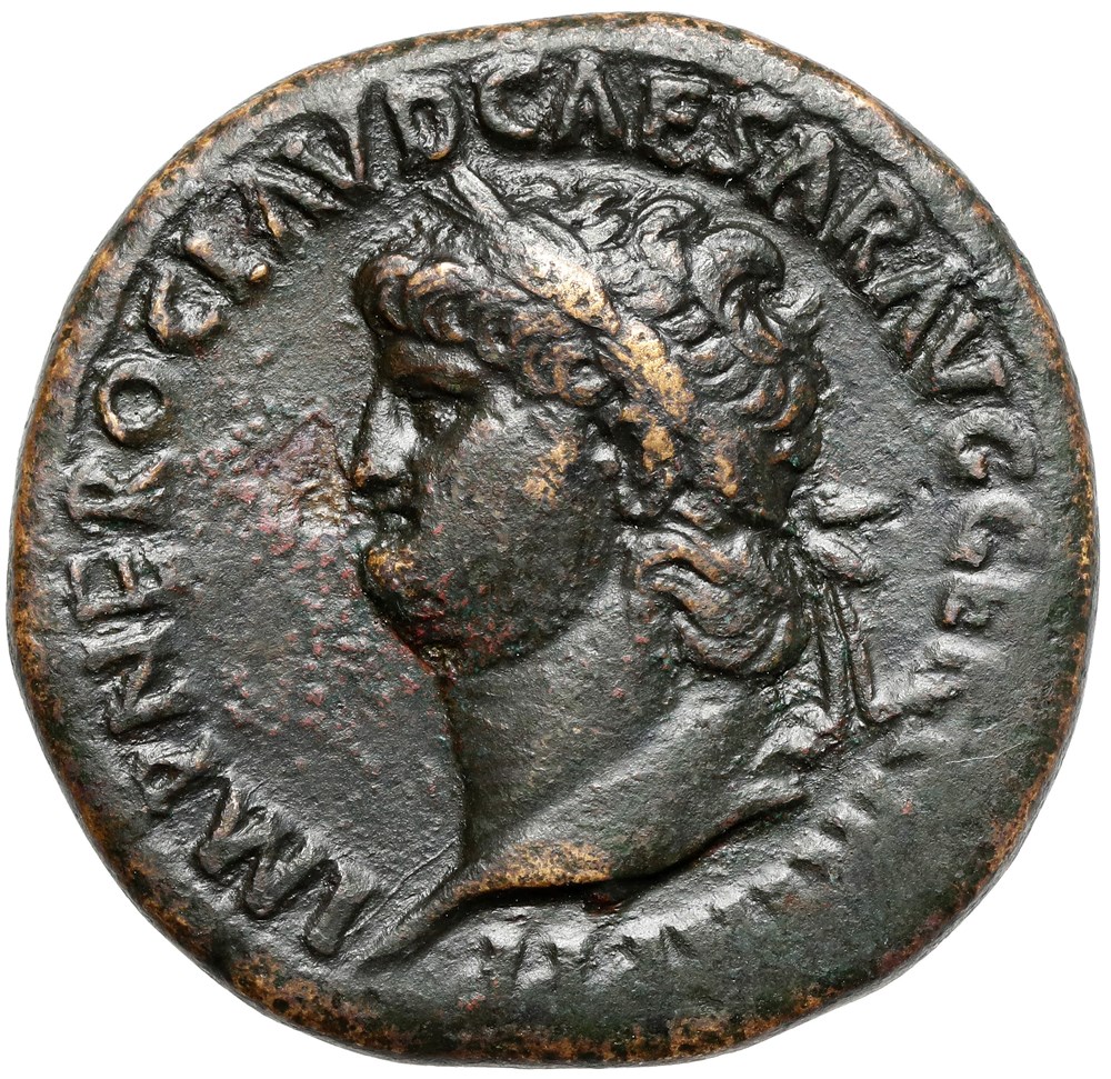 NERO (54-68). Sestertius. Rome. coins nero 54 68 sestertius rome