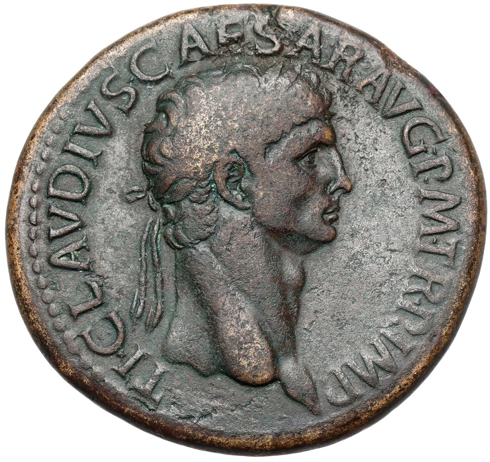 coins claudius 41 54 sestertius rome