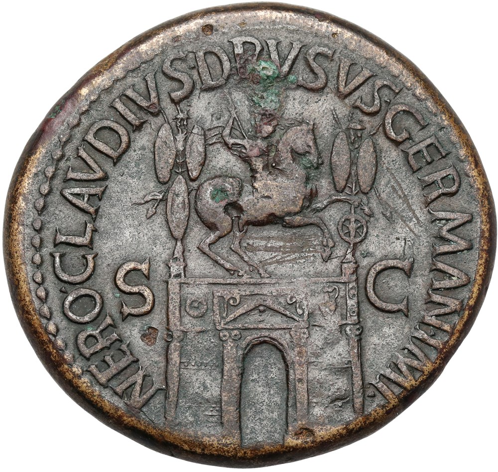 coins claudius 41 54 sestertius rome