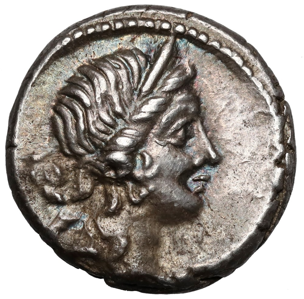 coins julius caesar denarius 48 47 bc military mint traveling with caesar in north africa