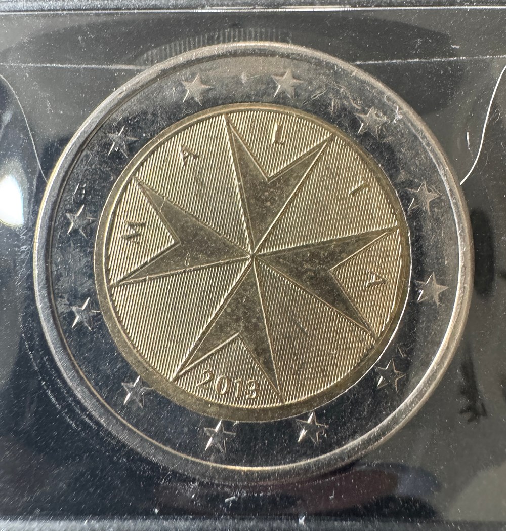 monnaies euros malte malta 2