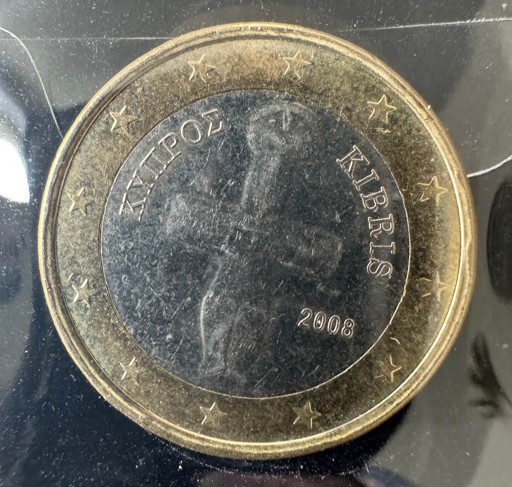 CHYPRE (ΚΥΠΡΟΣ)- 1€ monnaies euros a chypre 1