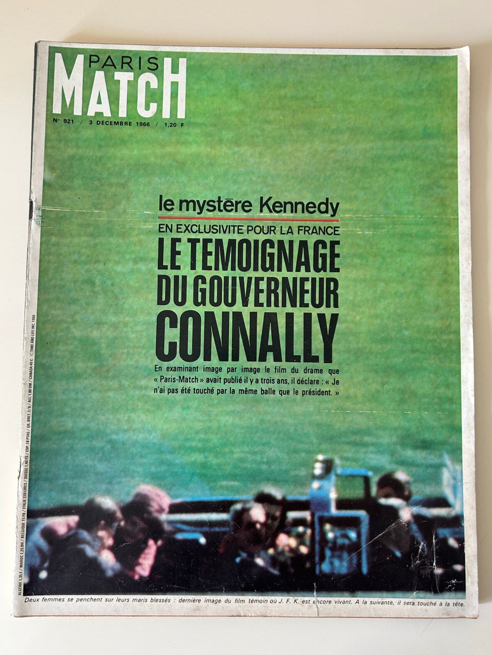 PARIS MATCH 921- 03/12/1966 livres bd revues paris match 921 03 12 1966