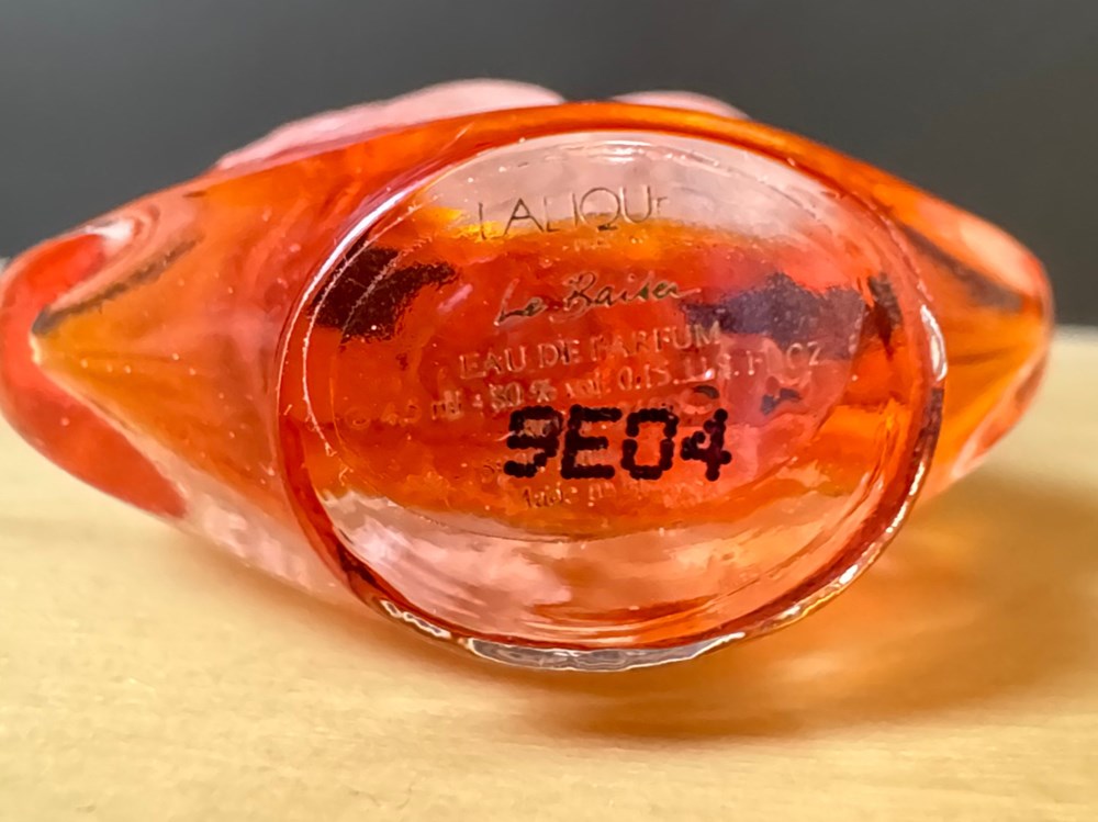 LALIQUE - Le Baiser parfums beaute miniatures lalique le baiser