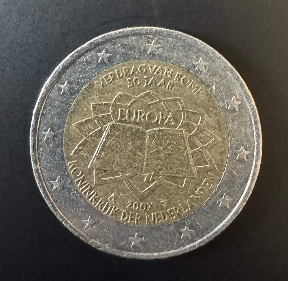 PAYS-BAS (NETHERLAND) - 2€ COMMEMORATIVE - 2007 monnaies euros pays bas netherland 2 commemorative 2007