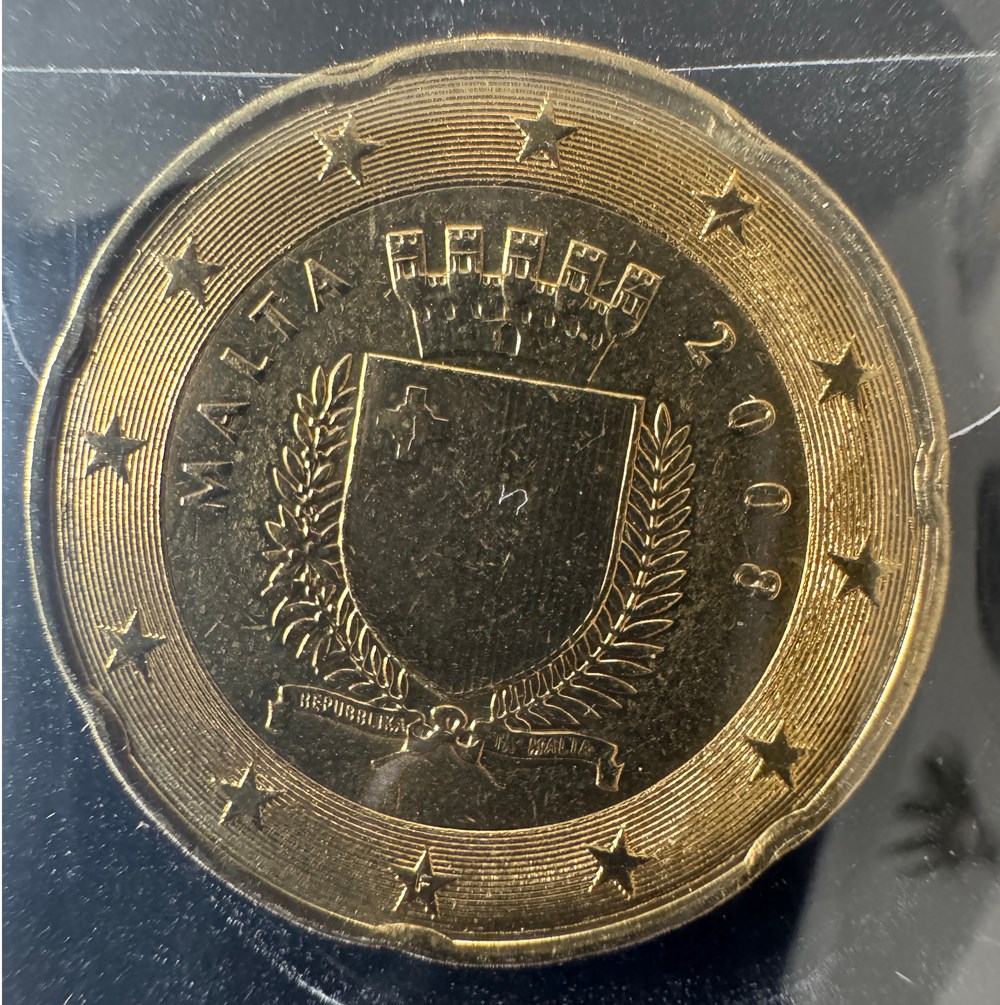 MALTE (MALTA) - 0.20€ monnaies euros malte malta 0 20