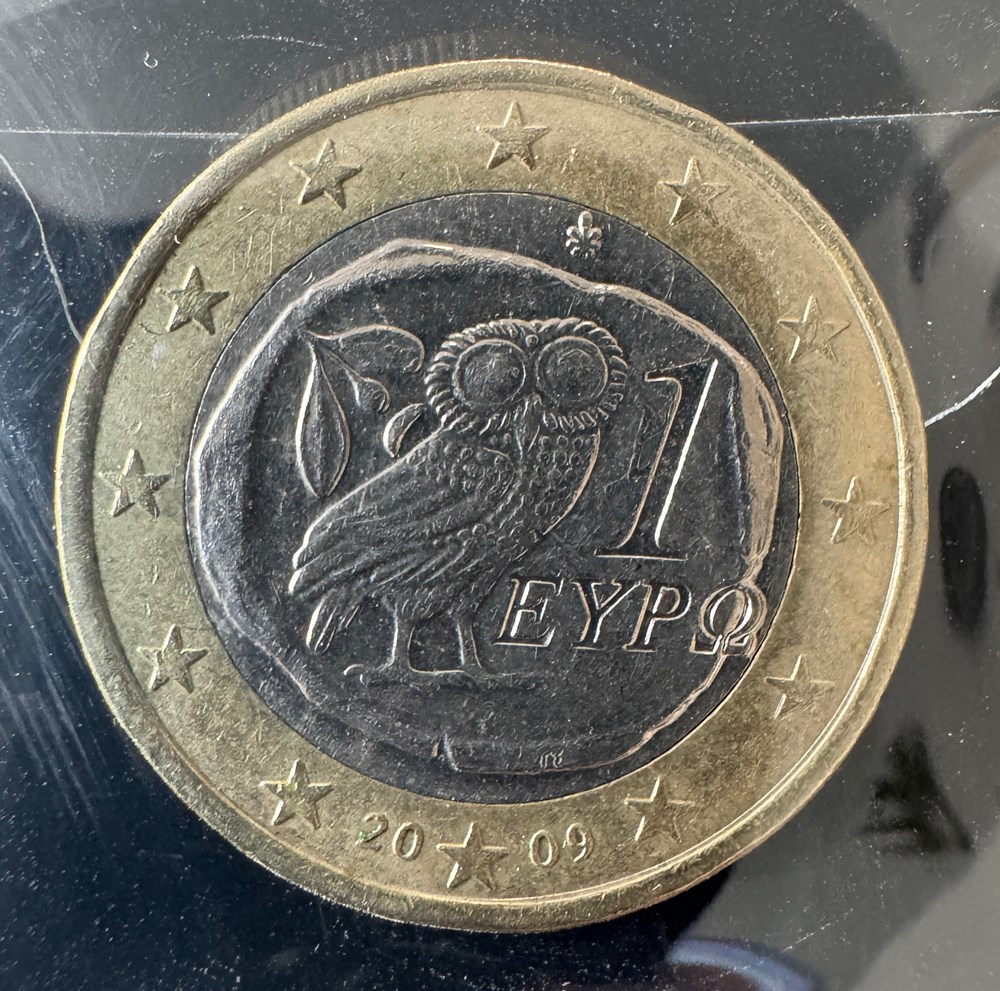 GRECE (ΕΥΡΩ)- 1€ monnaies euros a grece 1